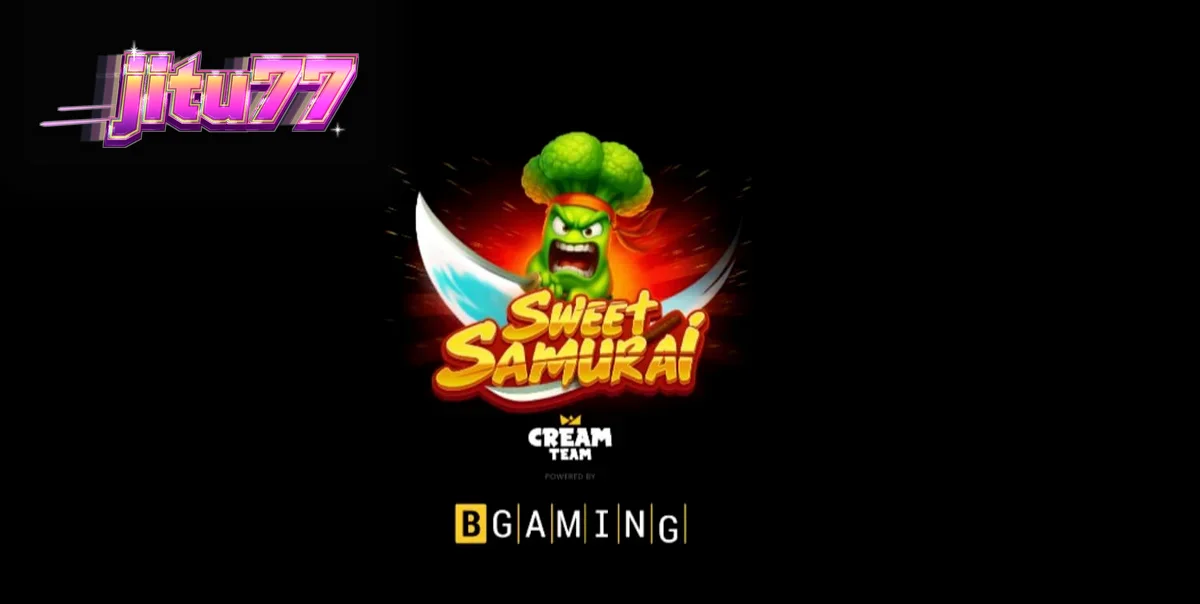 Broccoli Samurai dalam latar belakang dojo berwarna cerah
